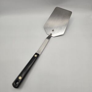 Vintage ACE Stainless Steel USA Made Spatula Flipper w/Black Phenolic Handle